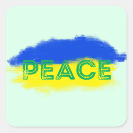 ウクライナの自由に対する平和の立ち上げ スクエアシール