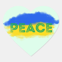 ウクライナの自由に対する平和の立ち上げ ハートシール