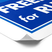 ウクライナの自由のためのロシアのための平和 ポスター (角)