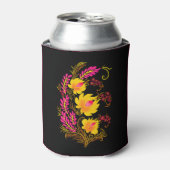 ウクライナの花の民芸 缶クーラー (缶正面)