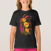 ウクライナの花の民芸 Tシャツ (正面)