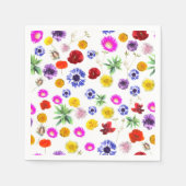 ウクライナの花 スタンダードカクテルナプキン (正面)