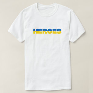 ウクライナの英雄たちが団結Tシャツ Tシャツ