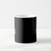 ウクライナの衣類 - かわいいウクライナ人のデザイン コーヒーマグカップ (中央)