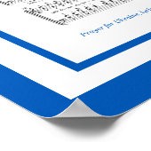 ウクライナの賛美歌の楽譜のための祈りの言葉 ポスター (角)