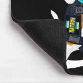 ウクライナの軍隊が犬パトロンのジャック・ラースをダビング マウスパッド (コーナー)