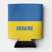 ウクライナの青い黄色のウクライナ国旗はクーラーできる 缶クーラー (正面)