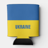 ウクライナの青い黄色のウクライナ国旗はクーラーできる 缶クーラー (裏面)