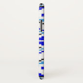 ウクライナの青いGeoの刺繍のiPhoneの銀河系の箱 Case-Mate iPhoneケース (裏面/右)