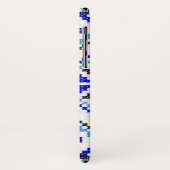 ウクライナの青いGeoの刺繍のiPhoneの銀河系の箱 Case-Mate iPhoneケース (裏面/左)