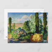 ウクライナの風景のアートワーク ポストカード (正面/裏面)