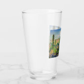 ウクライナの風景（農村の農場） （ウクライナの芸術） タンブラーグラス (右)