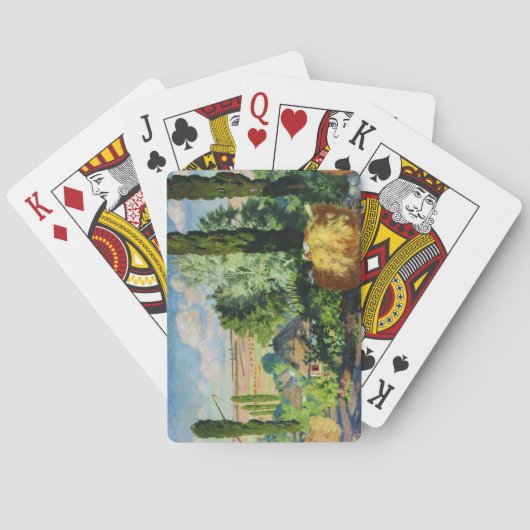 ウクライナの風景（農村の農場） （ウクライナの芸術） トランプ (裏面)