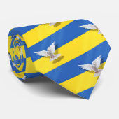 ウクライナの首タイ平和鳩を支援 ネクタイ (ロール)