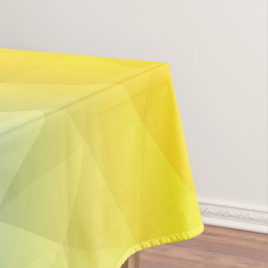 ウクライナの黄色い青の幾何学的メッシュパターン テーブルクロス (インサイチュ)