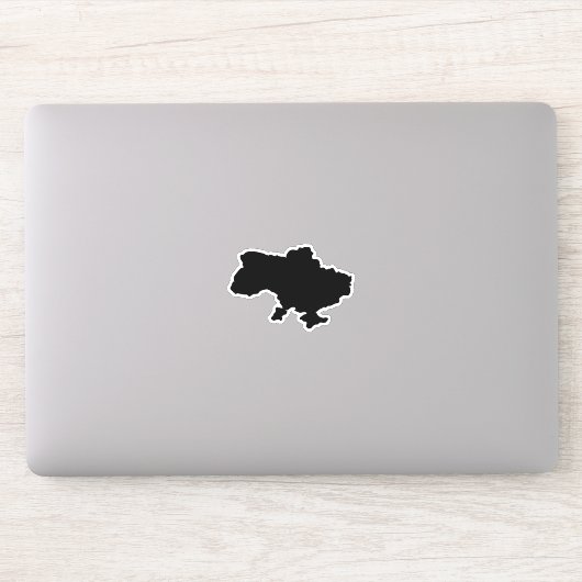 ウクライナの黒い地図 シール (コンピューター)