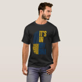 ウクライナのDNA ウクライナの指紋 フラ Tシャツ (正面フル)