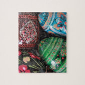 ウクライナのpysanky -イースターエッグ ジグソーパズル (縦)