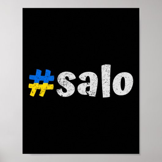 ウクライナのSalo ユーモア ウクライナの伝統的な食べ物 ポスター (正面)