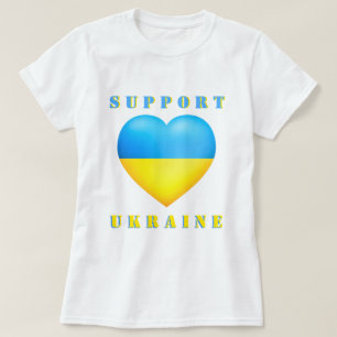 ウクライナのTシャツの自由旗を支持する Tシャツ