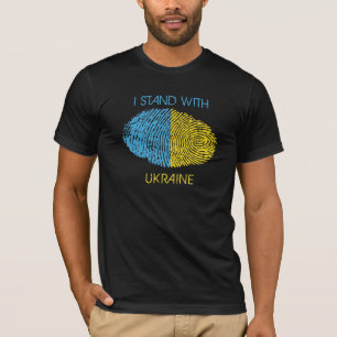 ウクライナのTシャツウクライナのルーツ国籍ヘリタ Tシャツ