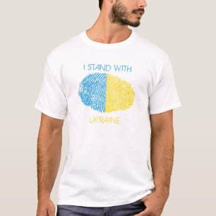 ウクライナのTシャツウクライナのルーツ国籍ヘリタ Tシャツ