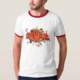 ウクライナのTシャツ。 設計されていた紋章 Tシャツ