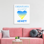 ウクライナはハート キャンバスプリント (インサイチュ (リビング))