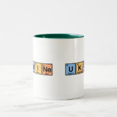 ウクライナは要素の作りました ツートーンマグカップ (中央)