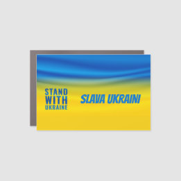 ウクライナへのウクライナスラバ・ウクレニの栄光と共に立つ カーマグネット