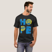 ウクライナへの希望 Tシャツ (正面フル)
