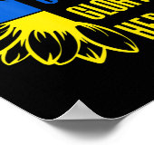 ウクライナへの栄光ウクライナのモットーS英雄への栄光 ポスター (角)