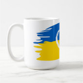 ウクライナを寄付する コーヒーマグカップ (左)
