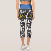 ウクライナを支援しない愛を作る カプリレギンス (裏面)