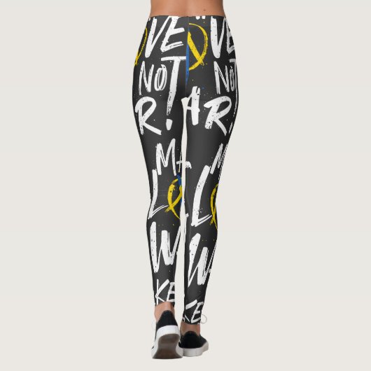 ウクライナを支援しない愛を作る レギンス (裏面)