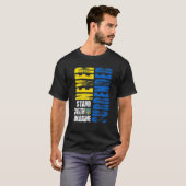 ウクライナを決して降伏しない Tシャツ (正面フル)