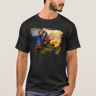 ウクライナを祈る 団結 ウクライナ支援 ファミリー Tシャツ
