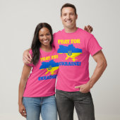 ウクライナを祈れ ウクライナ支援 マップ 愛国的なgif tシャツ (ユニセックス)