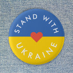 ウクライナアンチ戦争抗議ウクライナ国旗で立つ 缶バッジ<br><div class="desc">ウクライナ戦争に対する連帯を示し、アンチ戦争抗議を支援するために「ウクライナと立つ」コレクション。このデザインはシンプル、ウクライナ国旗の背景に青と黄色の国家色の赤いハートを備えている。私はウクライナの努力を支援するために、この製品の範囲で得た私の委員会の100%を寄付する🇺🇦 #StandWithUkraine</div>