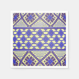 ウクライナイースターエッグ（ピサンカ）紙ナプキンス スタンダードカクテルナプキン