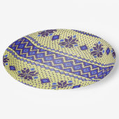 ウクライナイースターエッグ(ピサンカ)紙プレート ペーパープレート (アングル)