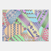 ウクライナイースターエッグ(ピサンキー) ラッピングペーパーシート (正面)