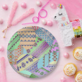 ウクライナイースターエッグ（ピサンキー）紙プレート ペーパープレート (パーティー)