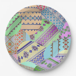 ウクライナイースターエッグ（ピサンキー）紙プレート ペーパープレート