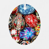 ウクライナイースターエッグ メタルオーナメント (正面)