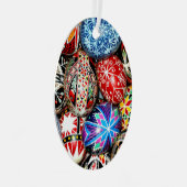 ウクライナイースターエッグ メタルオーナメント (正面右)