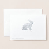 ウクライナイースター 箔カード (裏面封筒付き)