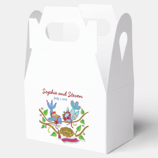 ウクライナウエディングバード フェイバーボックス (オープン)