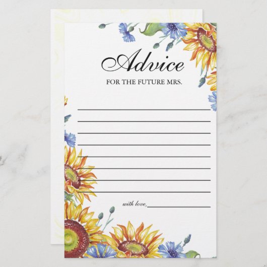 ウクライナウォーター色アドバイスカード (正面/裏面)