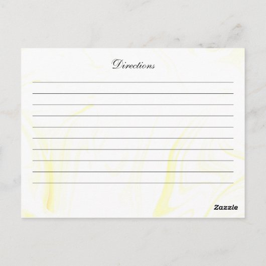 ウクライナウォーター色レシピカード ポストカード (裏面)